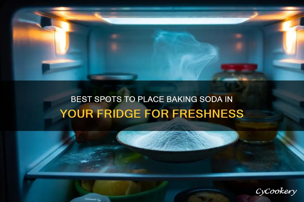 where to place baking soda in refrigerator