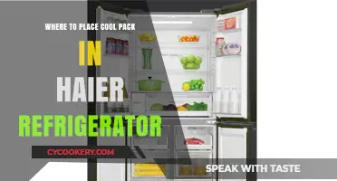 Optimal Cool Pack Placement in Haier Refrigerators: A Guide