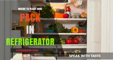 Optimal Cool Pack Placement in Your Fridge for Maximum Efficiency