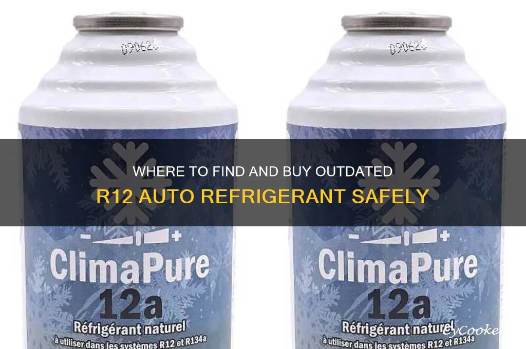 where to purchase outdated r12 auto refrigerant