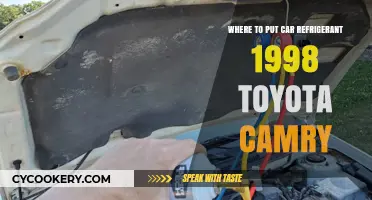Refrigerant Recharge Guide for 1998 Toyota Camry: A Step-by-Step Process