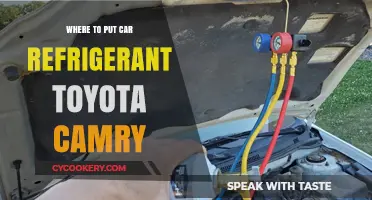 Toyota Camry Refrigerant Refill: Optimal Location Guide for AC Maintenance