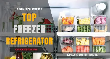 Optimize Your Top Freezer Refrigerator: A Guide to Food Placement