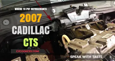 2007 Cadillac CTS Refrigerant Location Guide: Proper Placement Tips