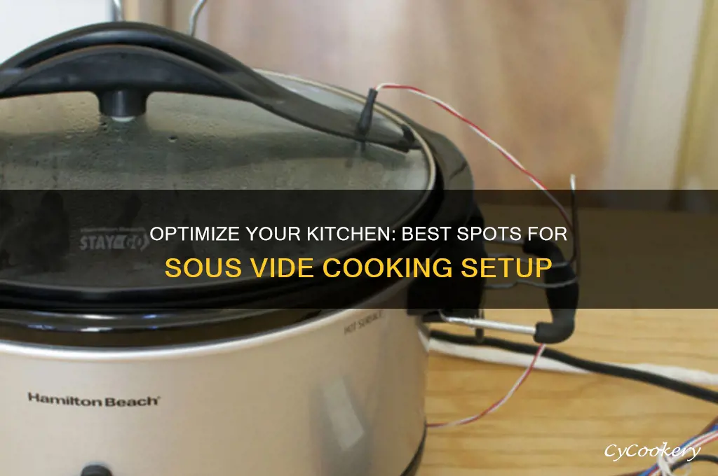 where to put your sous vide pot while cooking