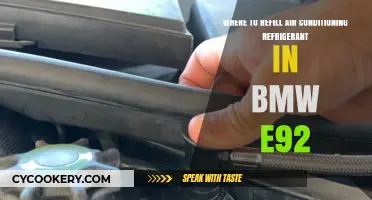 Where to Refill AC Refrigerant in BMW E92: A Comprehensive Guide