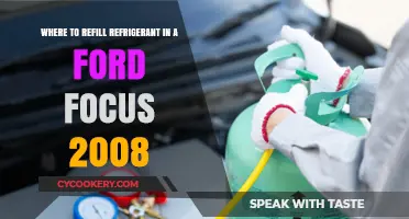 Where to Refill Refrigerant in a Ford Focus 2008