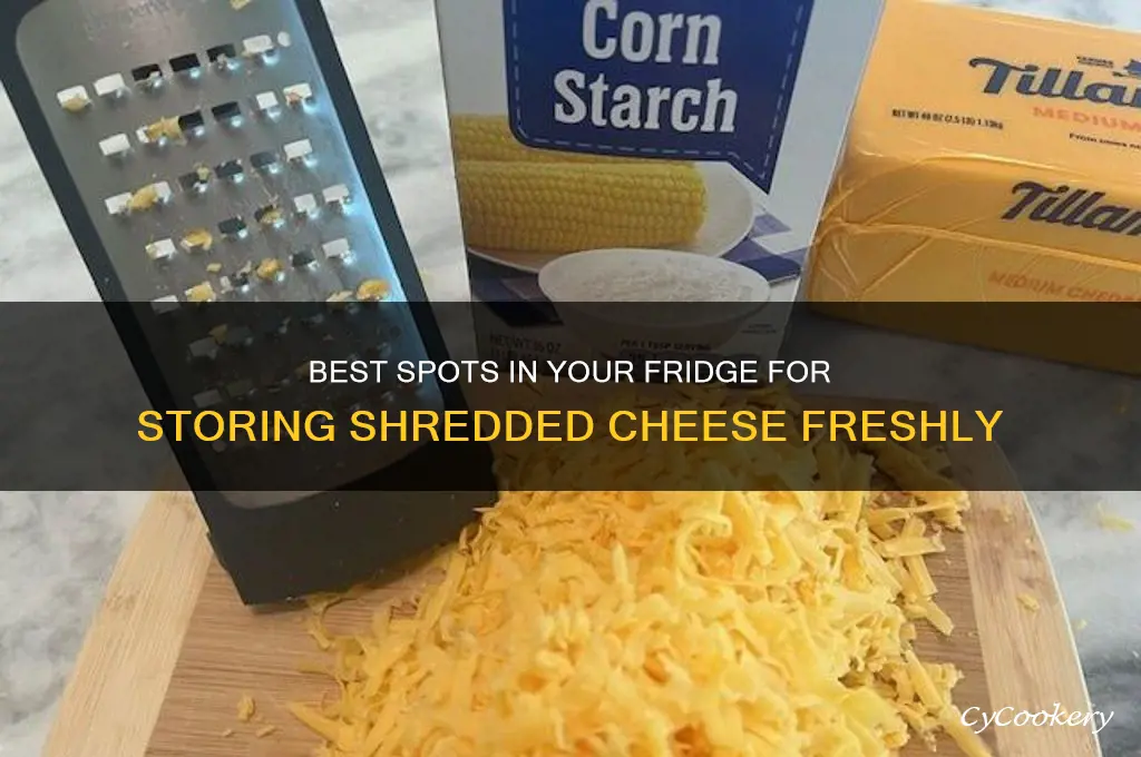 where to store shredded cheese in refrigerator