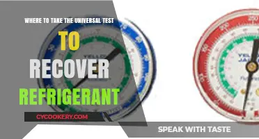 Where to Take the Universal Test to Recover Refrigerant