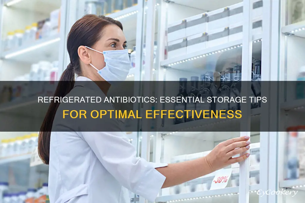 which antibiotics do you store in refrigerator