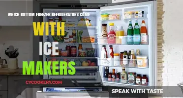 Chill and Refresh: Bottom Freezer Fridges with Ice Makers