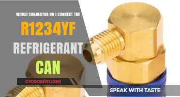 Connecting R1234yf Refrigerant Can: Identifying the Correct Connector