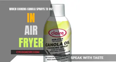 Best Canola Sprays for Air Fryer Cooking