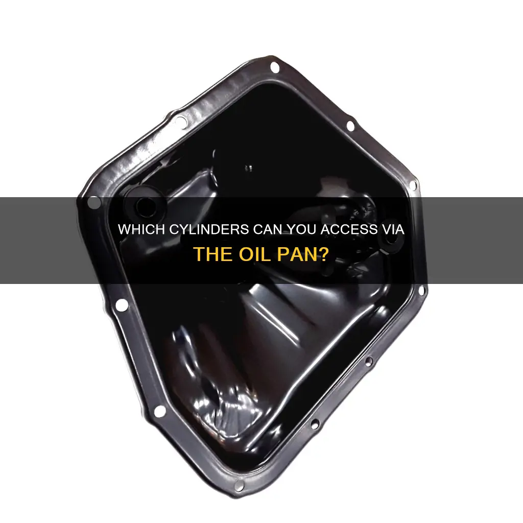 which cylinders are accessible through oil pan subaru