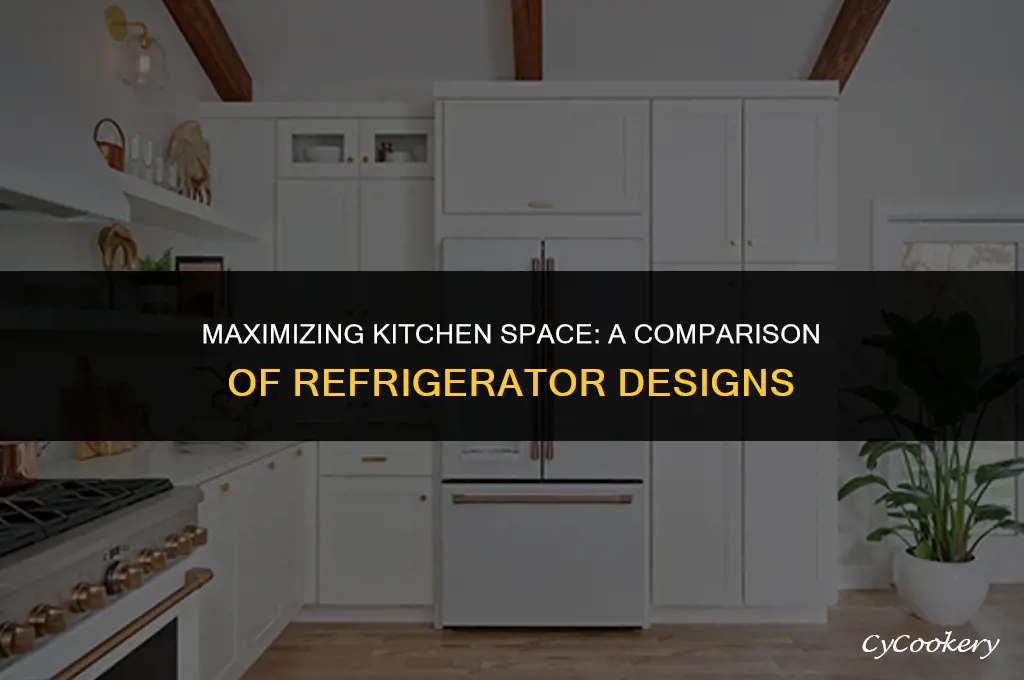 which design of refrigerator is more space effecient