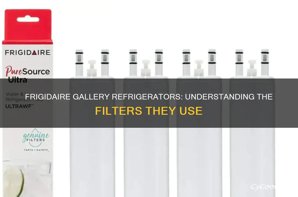 which filters do frigidaire gallery refrigerators use