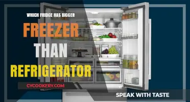 Maximize Frozen Storage: Fridge Models with Larger Freezers Than Fridges