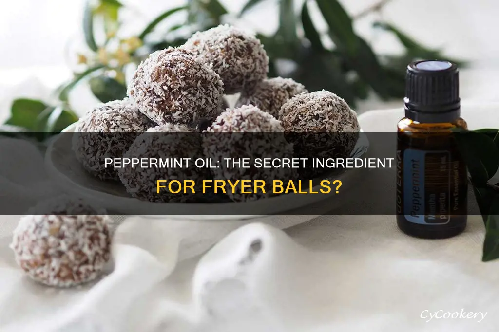 which fryer balls can i add peppermint oil to