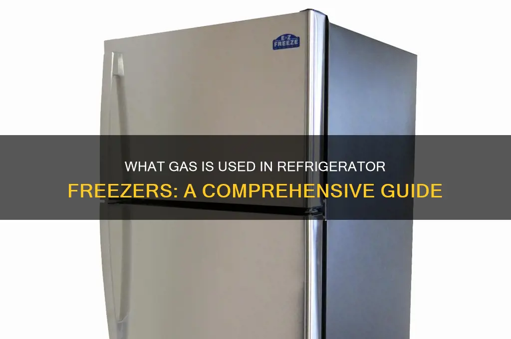 which gas is used in refrigerator freezer
