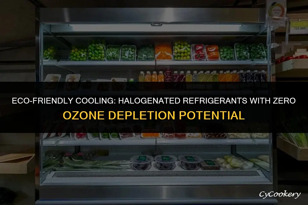which halogenated refrigerants have no ozone depletion potential