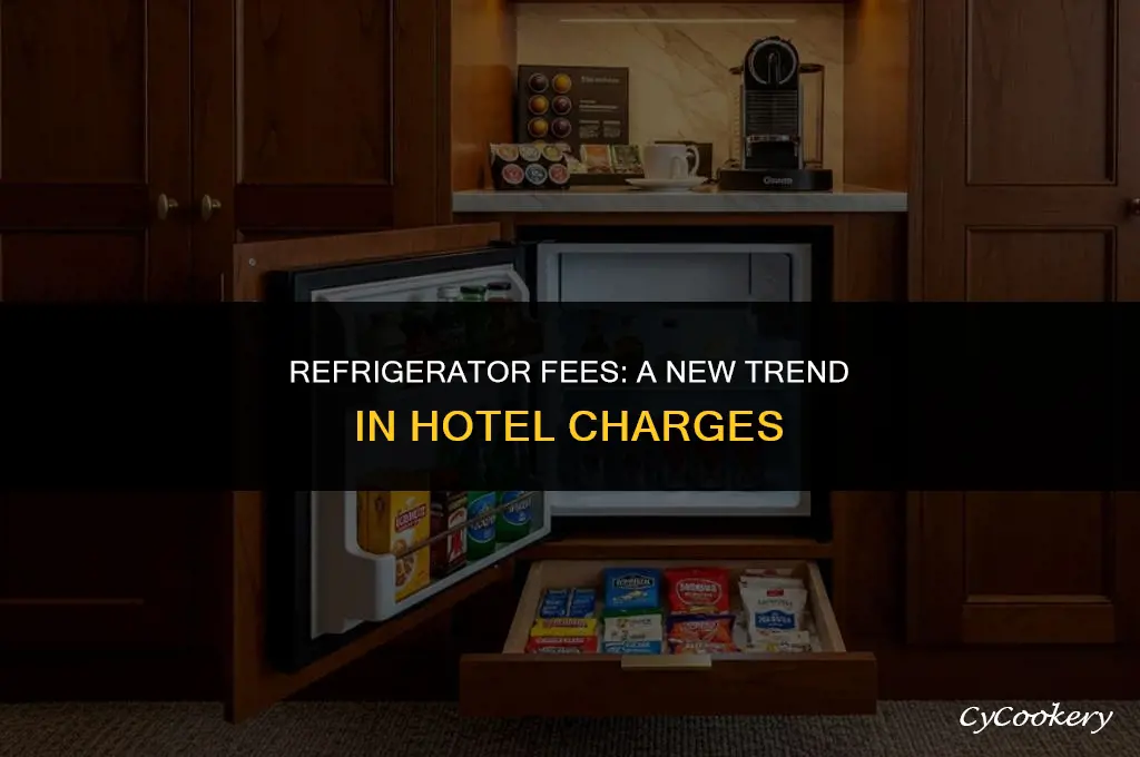 which hotel start to charge the use of refrigerator