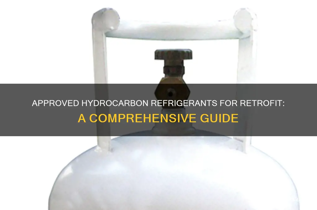 which hydrocarbon refrigerant is approved for retrofit