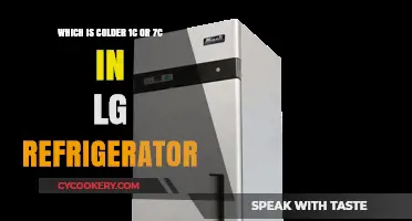 Chill Debate: 1°C vs 7°C in LG Refrigerators - Which is Colder?