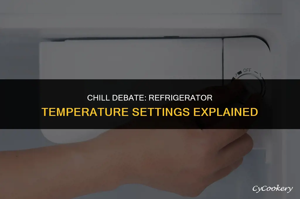 which is colder on a refrigerator 1 or 5