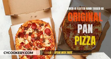 Hand Tossed vs Original Pan Pizza: Which is Flatter?