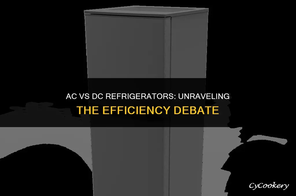 which is more efficient ac or dc refrigerator