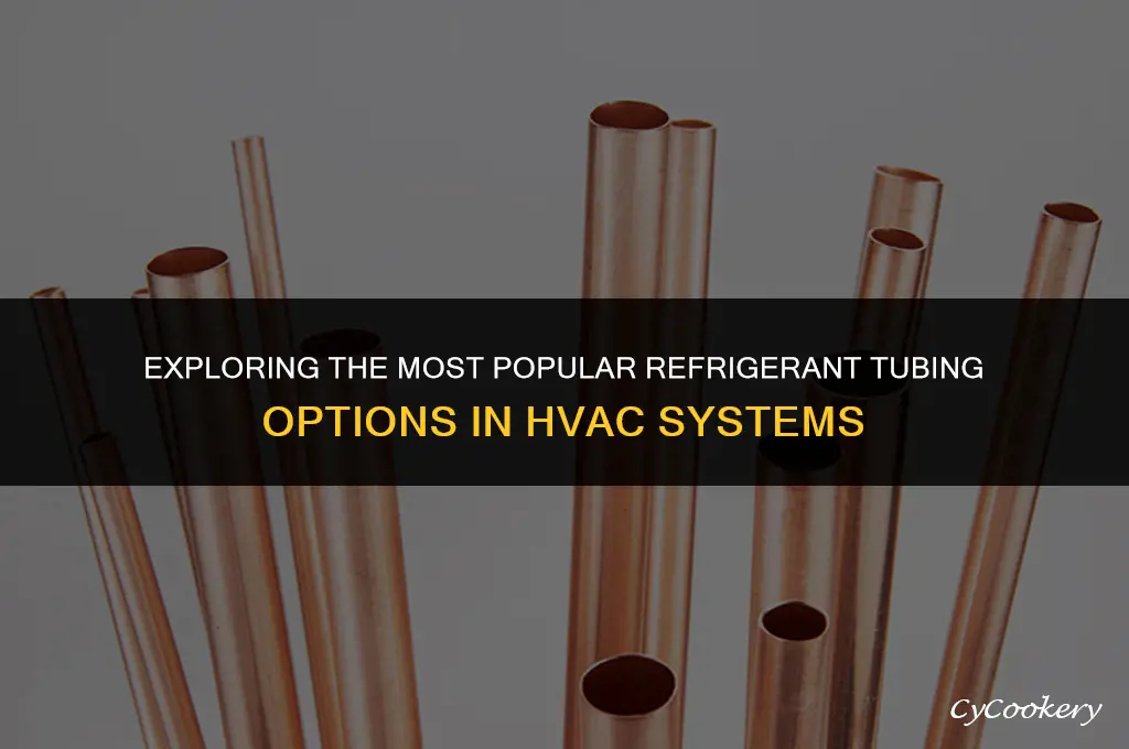 which is the most commonly used refrigerant tubing