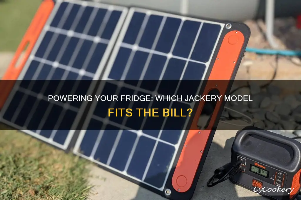 which jackery can power a refrigerator