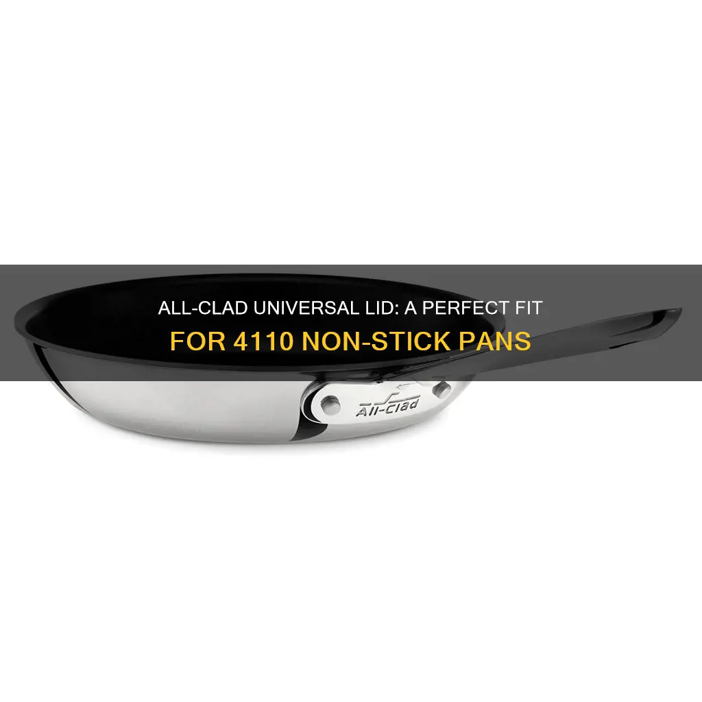 which lid fits all clad 4110 non stick pan