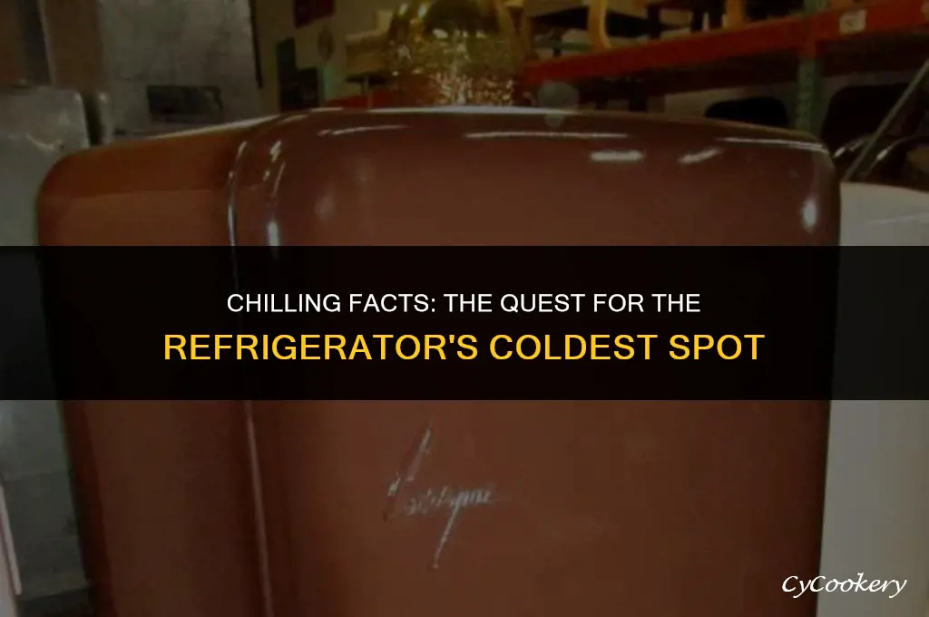 which number is the coldest in a refrigerator