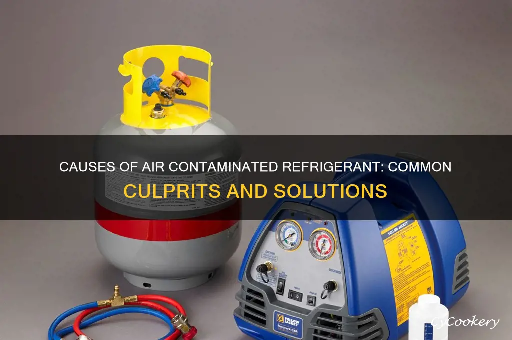 which of the following can result in air contaminated refrigerant