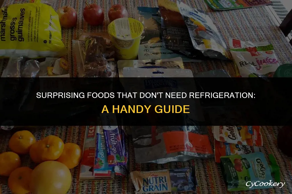 which of the following does not require refrigeration