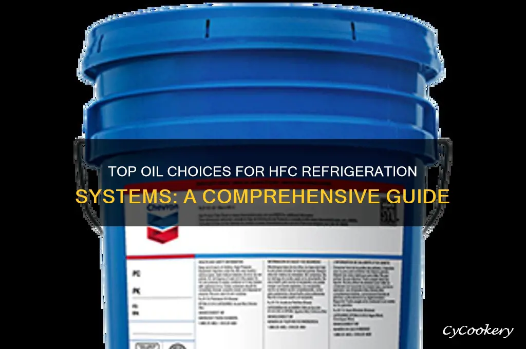 which oil is used with most hfc refrigeration applications