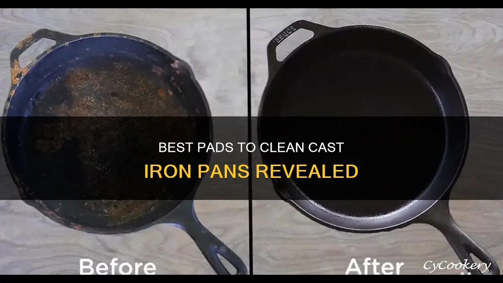 which pads are the best to clean cast iron pan