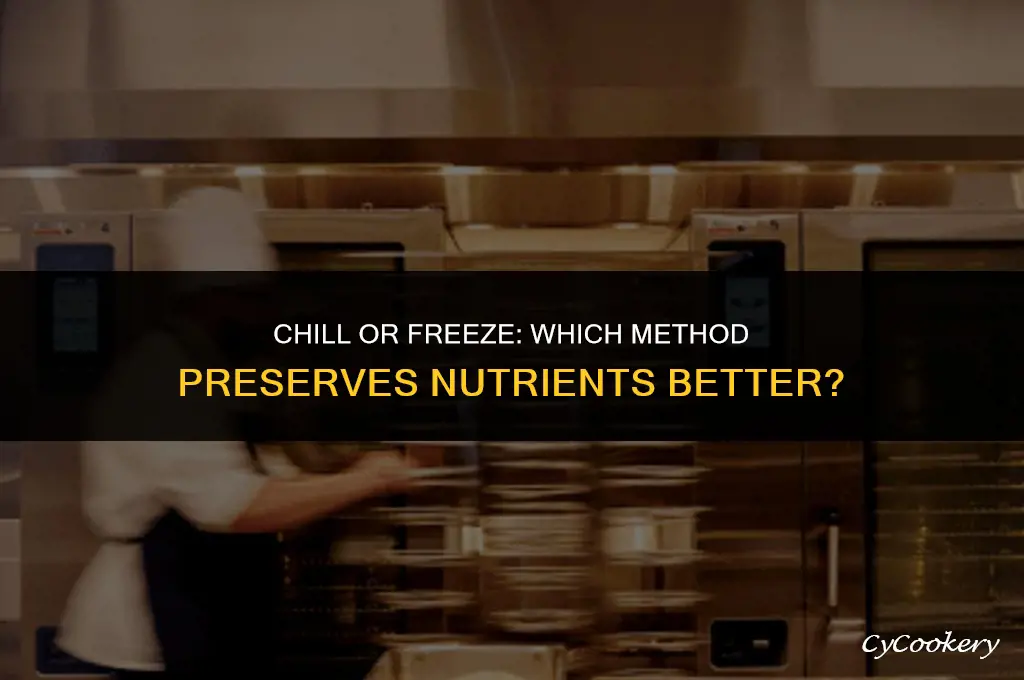 which preserves vitamins and minerals better refrigerator or freezer