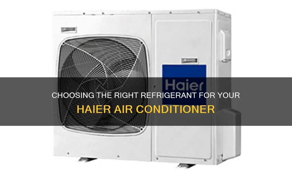which refrigerant for a haier air conditioner