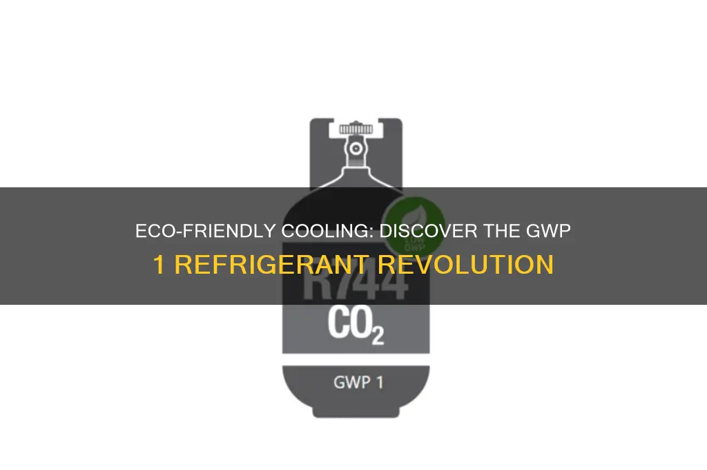 which refrigerant has a gwp of 1