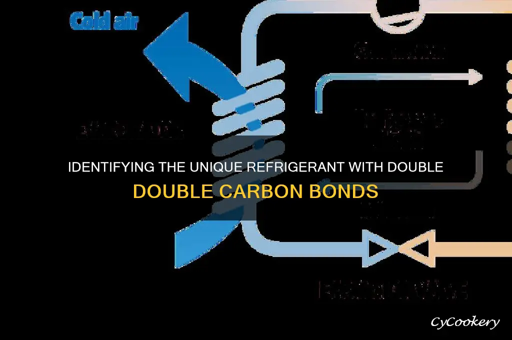 which refrigerant includes a double double carbon