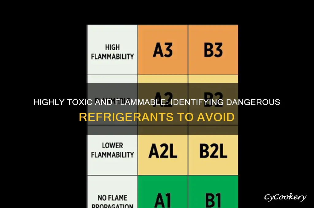 which refrigerant is highly toxic and flammable