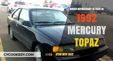 Exploring Refrigerant Options for Your 1992 Mercury Topaz