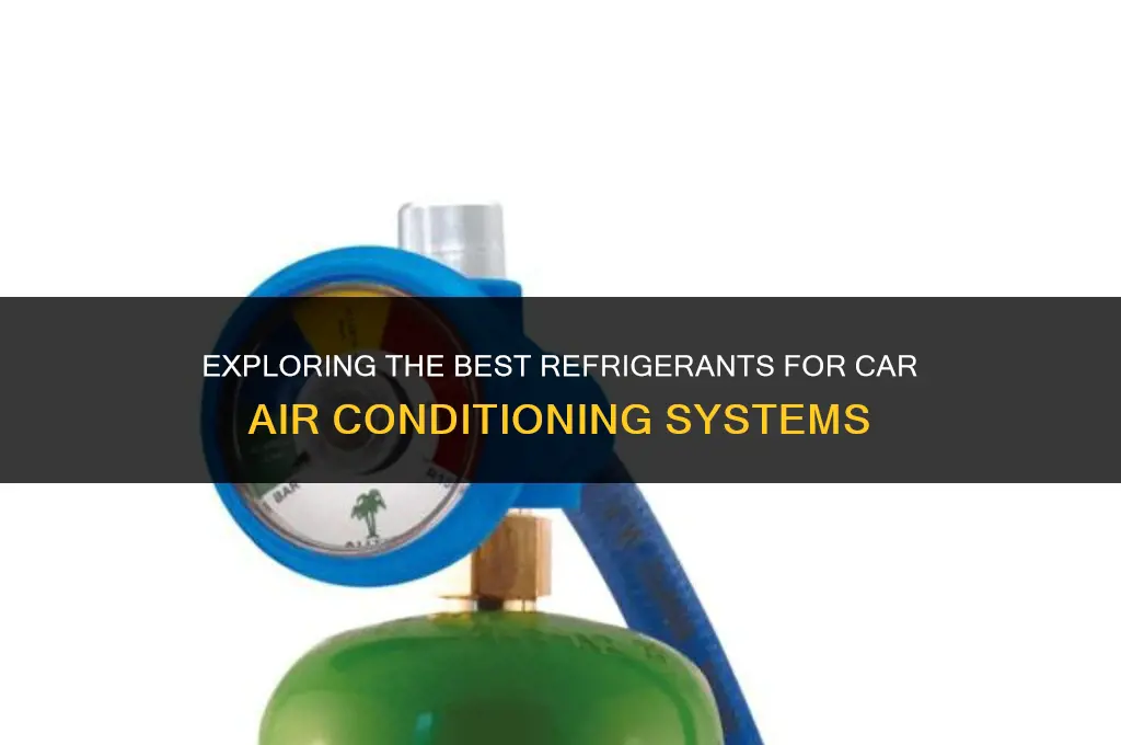which refrigerant is used in car air conditioning