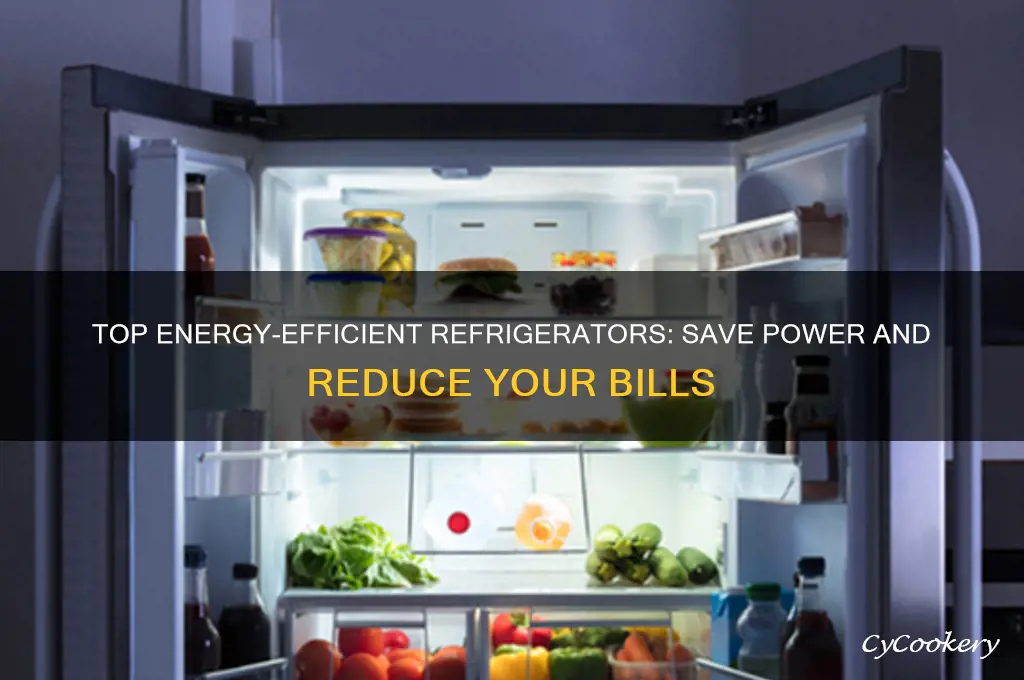 which refrigerator is the most energy efficient