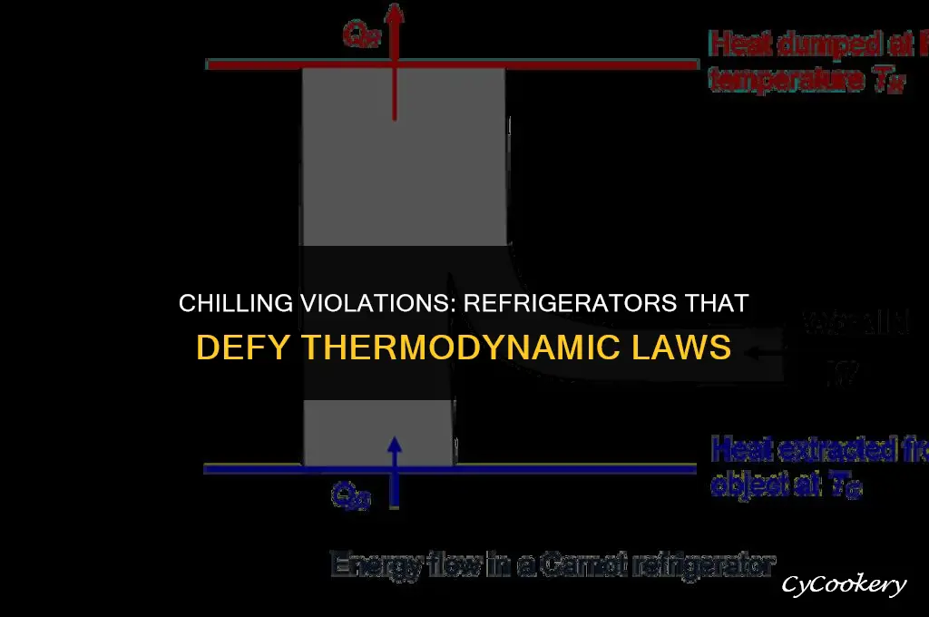 which refrigerator violates the second law of thermodynamics