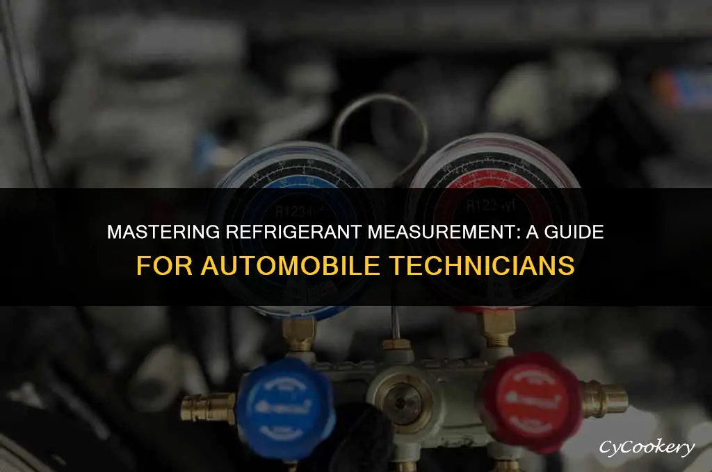 which side to measure refrigerant in an automobile