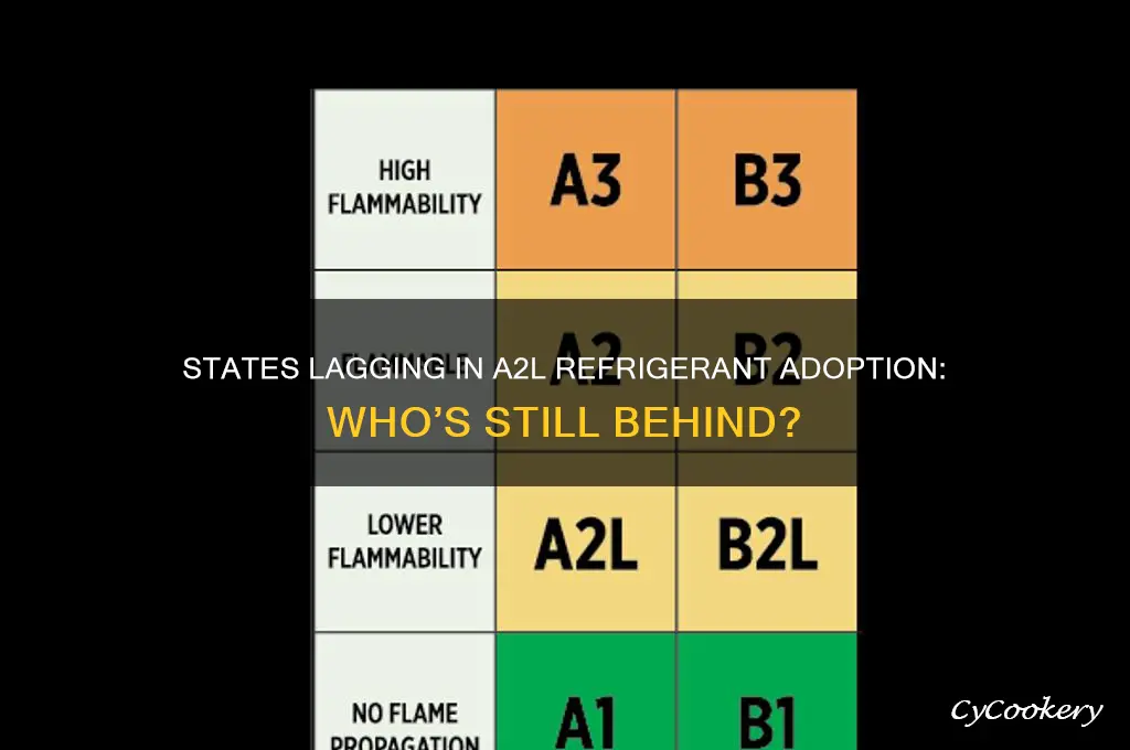 which states still dont allow a2l refrigerants