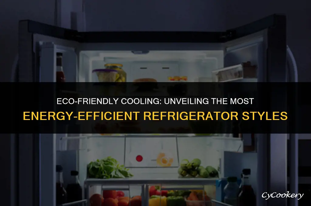 which style of refrigerator is the most energy efficient